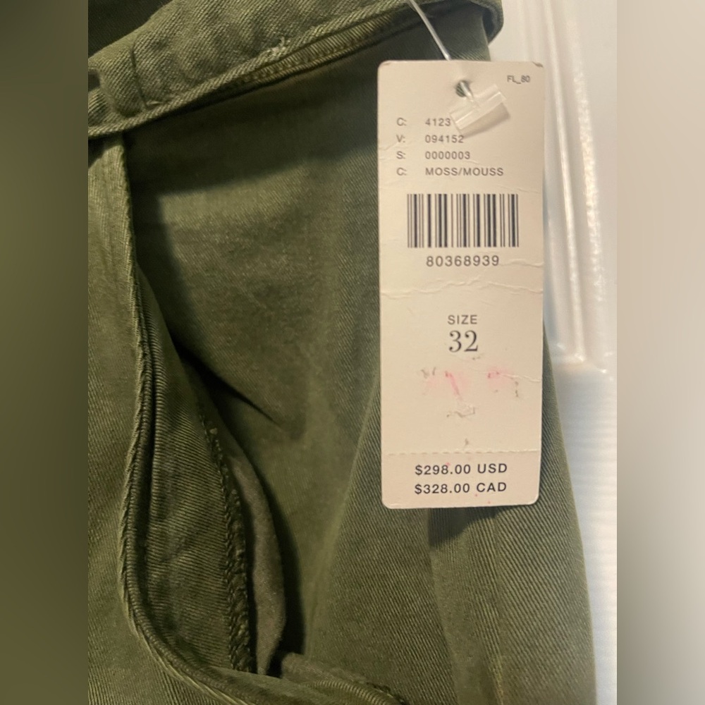 NWT FRAME Cinched High-Rise Wide-Leg Pants - Picture 7 of 8